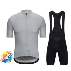 Cycling Jersey white with black short 